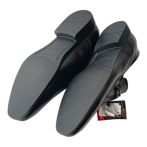 Van Heusen Men's Black Leather Oxford Comfort Loafer Tate Slip On Shoes, Sz 10 - Picture 5 of 5